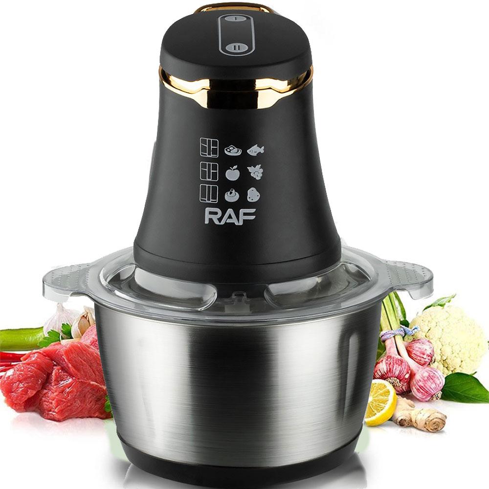 Електричний подрібнювач 1000Вт, чаша 2л, Raf R7034 / Кухонний комбайн / Потужний блендер