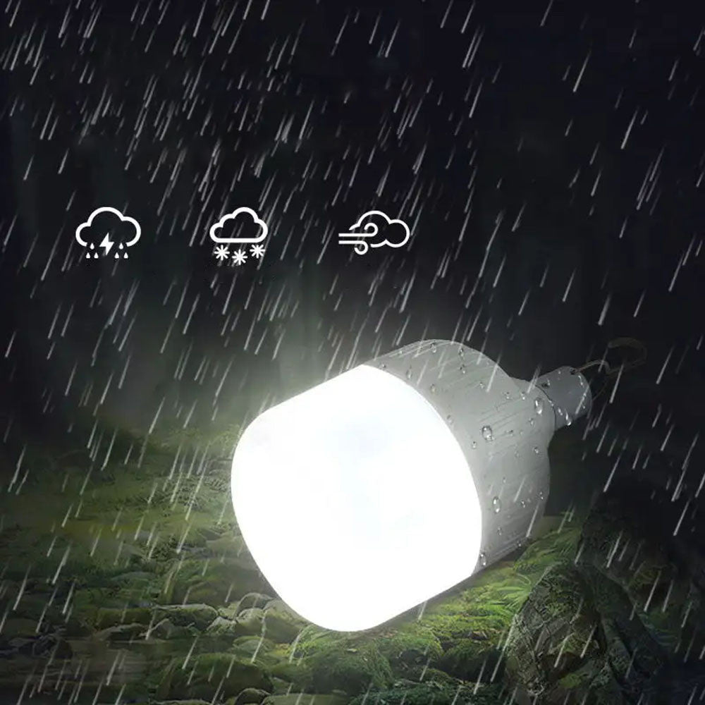 Акумуляторна лампа для кемпінгу 80Вт, з гачком + USB / Лампа на акумуляторі / Кемпінгова Лед лампа