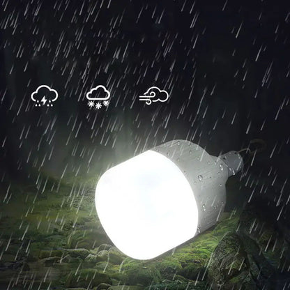 Акумуляторна лампа для кемпінгу 80Вт, з гачком + USB / Лампа на акумуляторі / Кемпінгова Лед лампа