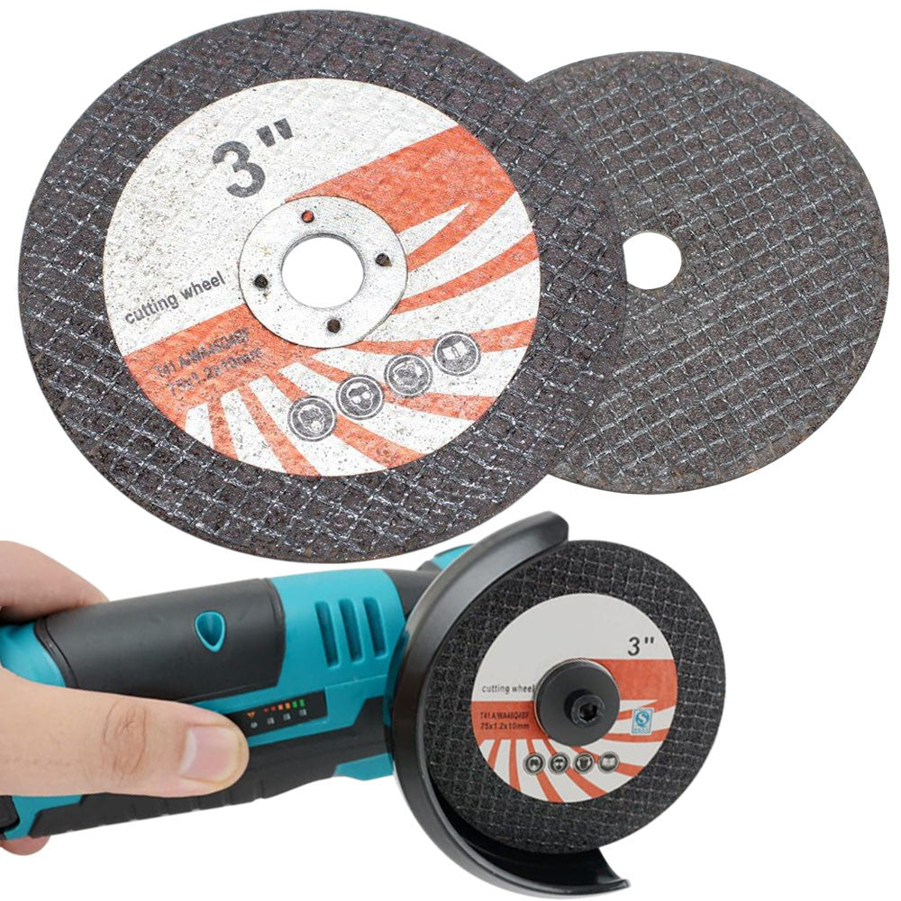 Відрізний диск для міні болгарки 3", 75х10х1,2 мм (1 шт) / Міні відрізний круг по металу / Пиляльний диск для КШМ