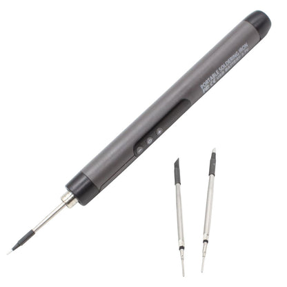 Портативний паяльник з дисплеєм 450°, USB, C200S G / Акумуляторний паяльник / Паяльник для мікросхем