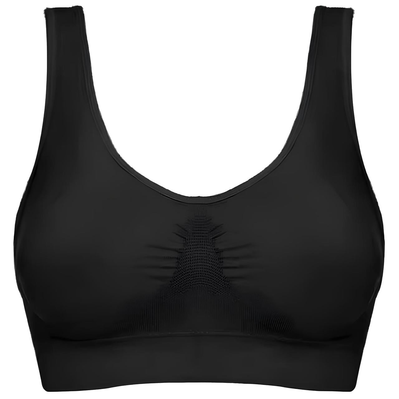 Комплект безшовних бюстгальтерів 3шт (Розміри M-3XL), Ahh Bra / Безшовний топ / Безшовний ліфчик