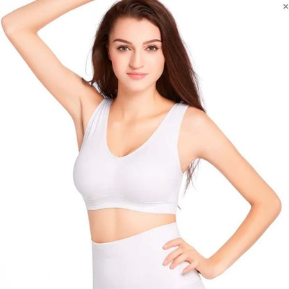 Комплект безшовних бюстгальтерів 3шт (Розміри M-3XL), Ahh Bra / Безшовний топ / Безшовний ліфчик