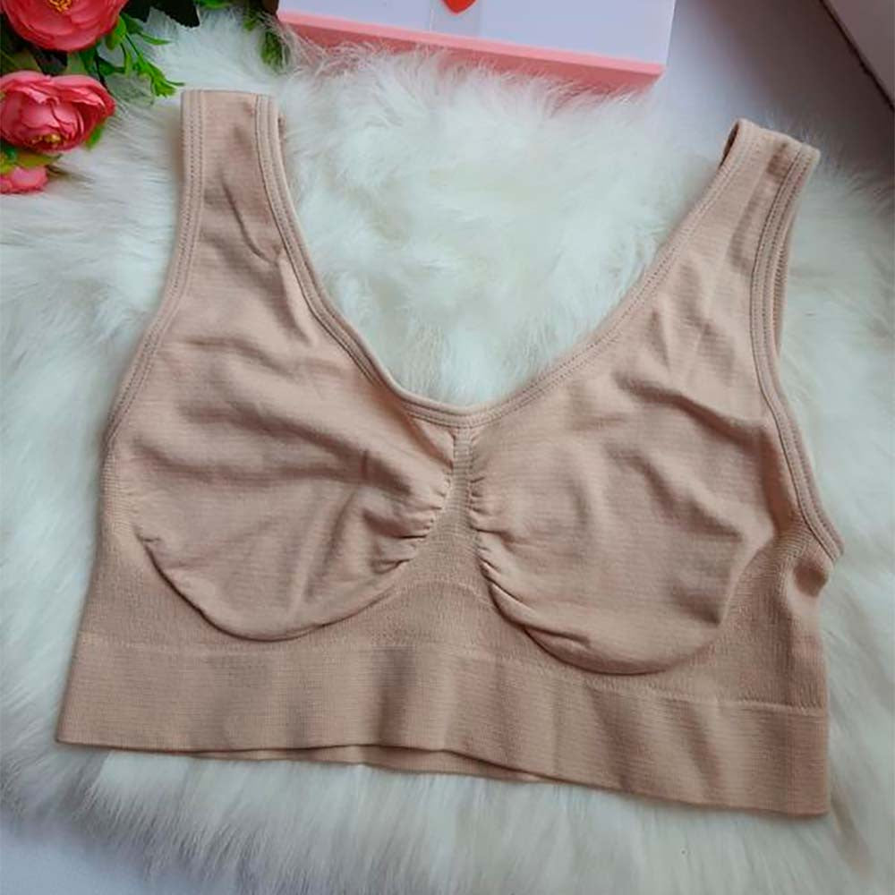 Комплект безшовних бюстгалтерів 3шт (Розмір M), Ahh Bra / Безшовний топ / Безшовний ліфчик