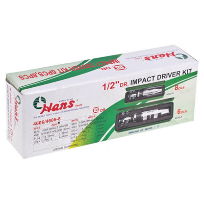 Викрутка ударно-поворотна Impact Screwdriver Set + 12 біт / Міні набір інструментів у кейсі