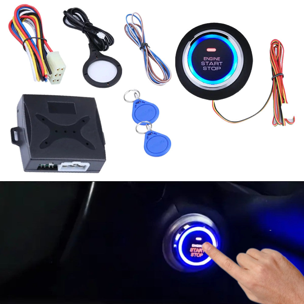 Кнопка старт стоп з іммобілайзером SMART START SYSTEM / Автомобільна кнопка для запуску та зупинки двигуна