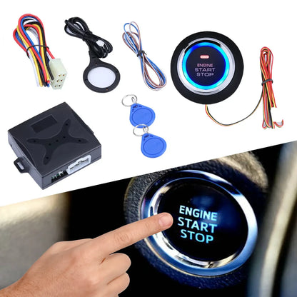 Кнопка старт стоп з іммобілайзером SMART START SYSTEM / Автомобільна кнопка для запуску та зупинки двигуна