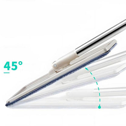 Швабра з відром 11л з автоматичним віджимом + 2 насадки, Cleaning Mop, Коричнева / Швабра ледарка для прибирання будинку