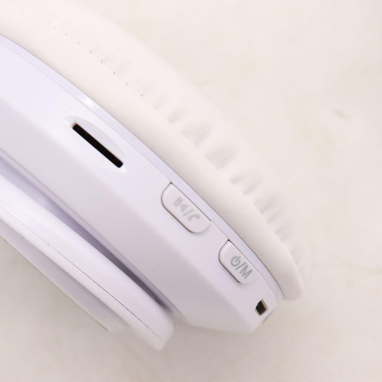 Бездротові навушники B39, з мікрофоном, Білі / Bluetooth навушники з LED підсвічуванням, SD, AUX