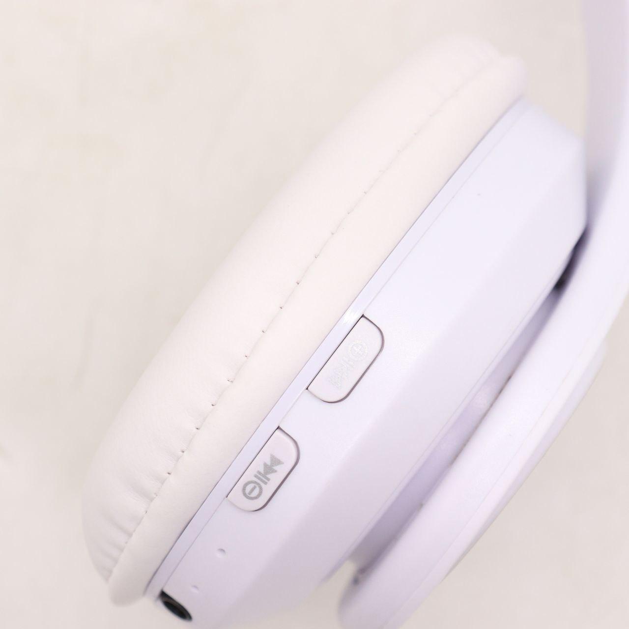 Бездротові навушники B39, з мікрофоном, Білі / Bluetooth навушники з LED підсвічуванням, SD, AUX