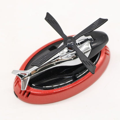 Автомобільний ароматизатор із сонячною панеллю Вертоліт, Червоний / Пахучка в авто / Ароматизатор в машину