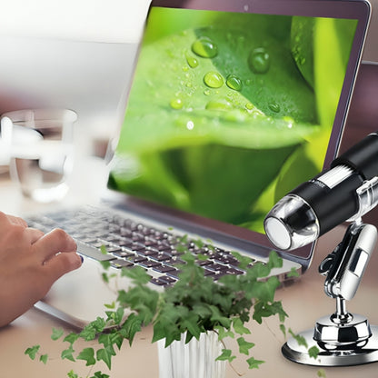 Цифровий мікроскоп на підставці 2MP, 1600x, від USB / Трихоскоп / Електронний мікроскоп для пайки