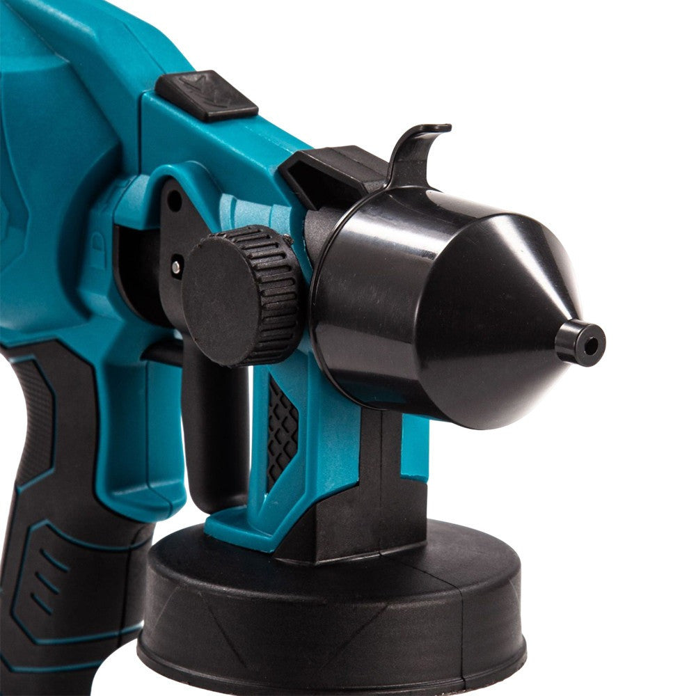 Акумуляторний фарбопульт 800мл + 2 АКБ 48V, KRAFFTEC / Пульверизатор для фарби / Портативний фарбопульт