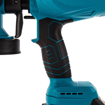 Акумуляторний фарбопульт 800мл + 2 АКБ 48V, KRAFFTEC / Пульверизатор для фарби / Портативний фарбопульт