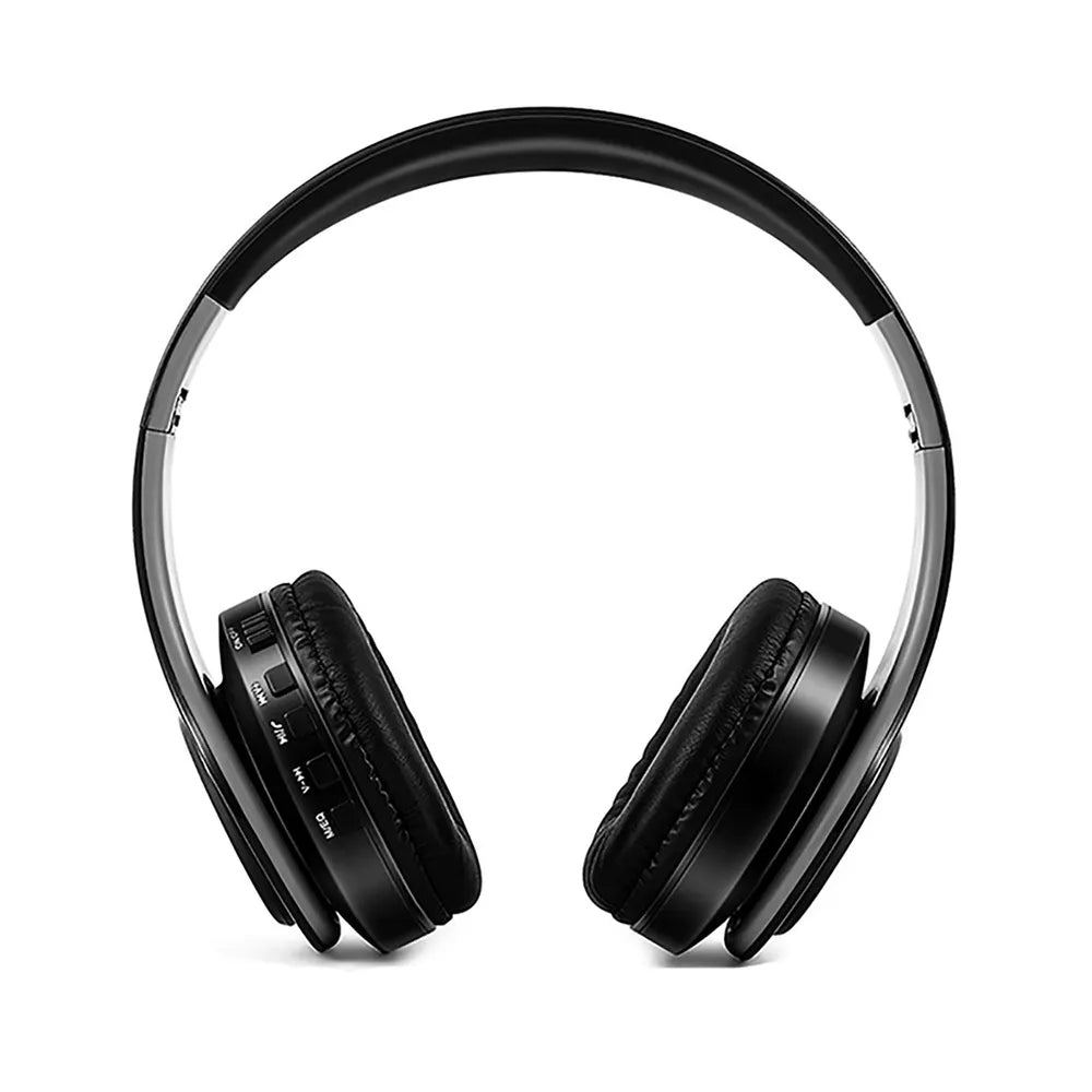 Бездротові навушники B39, з мікрофоном, Чорні / Bluetooth навушники з LED підсвічуванням, SD, AUX