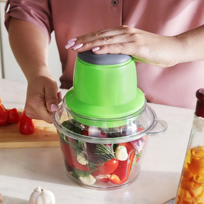 Кухонний подрібнювач 1200 Вт, Grant 7026 з чашею 2л / Електричний блендер / Подрібнювач фруктів та овочів