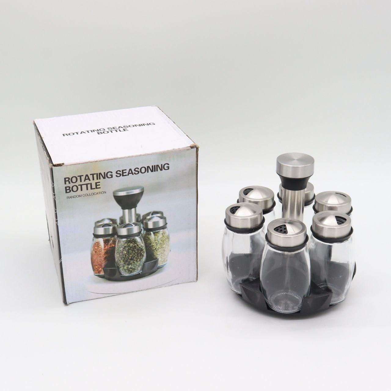 Набір для спецій 6 баночок на підставці Spice carousel / Карусель для спецій / Баночки для спецій