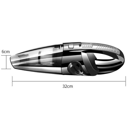 Автомобільний пилосос 120Вт, 2200 мАг + 5 насадок / Бездротовий пилосос в авто / Портативний пилосос
