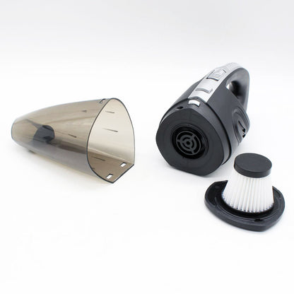 Автомобільний пилосос 120Вт, 2200 мАг + 5 насадок / Бездротовий пилосос в авто / Портативний пилосос