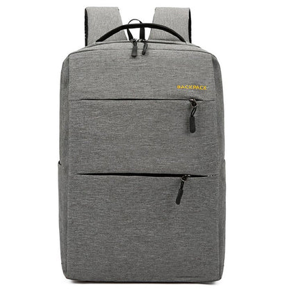 Рюкзак міський, 18л, 42х33х10 см, з сумкою та гаманцем 9018, Сірий / Місткий рюкзак для ноутбука