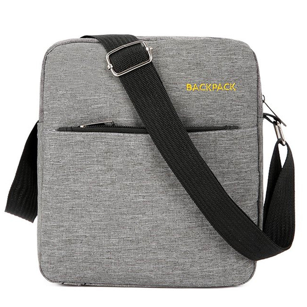 Рюкзак міський, 18л, 42х33х10 см, з сумкою та гаманцем 9018, Сірий / Місткий рюкзак для ноутбука