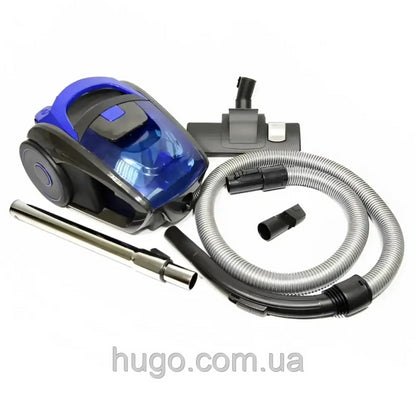 Контейнерний пилосос 4000Вт VOLYX GD-1604, Синій / Потужний циклонний пилосос без мішка