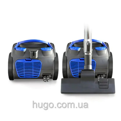 Контейнерний пилосос 4000Вт VOLYX GD-1604, Синій / Потужний циклонний пилосос без мішка