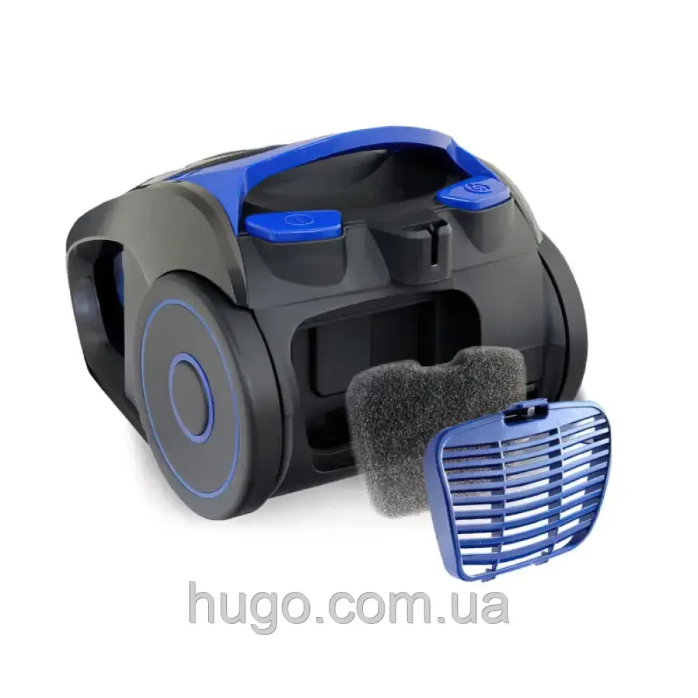 Контейнерний пилосос 4000Вт VOLYX GD-1604, Синій / Потужний циклонний пилосос без мішка