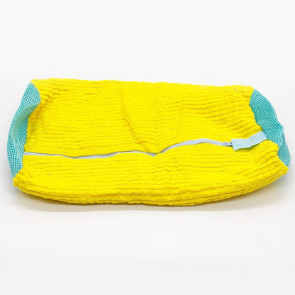 Мішок для прання взуття 39х19см, Жовтий / Захисний чохол для прання кросівок / Сумка-мішок для прання