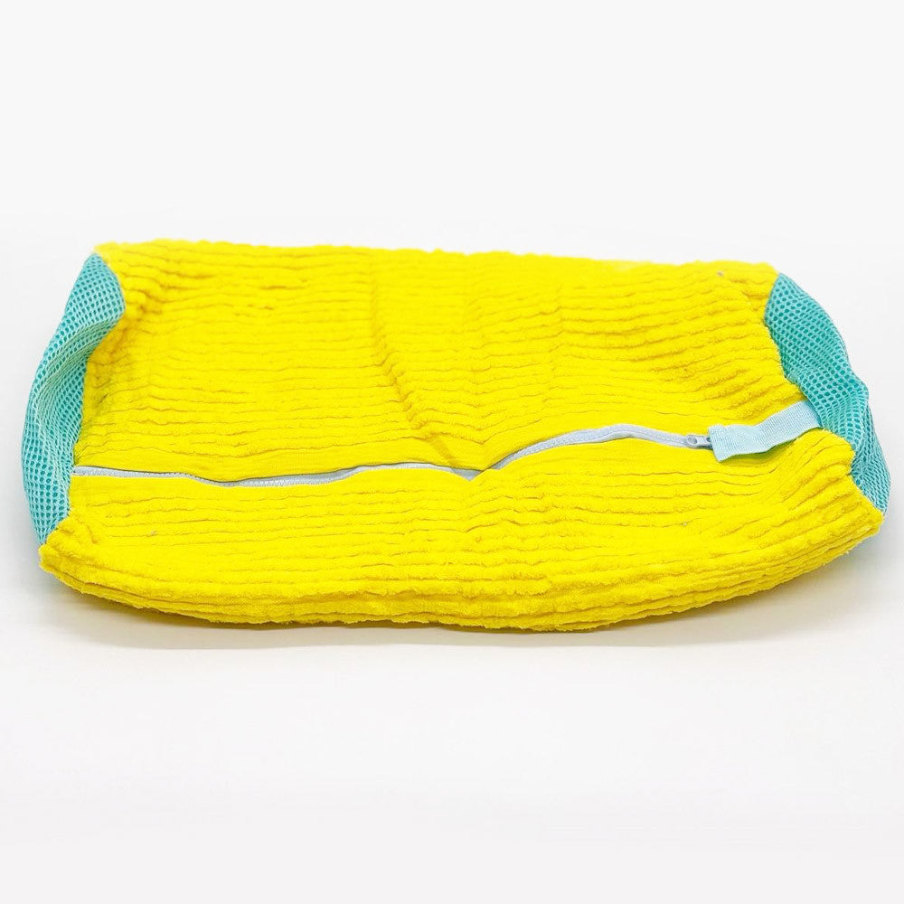 Мішок для прання взуття 39х19см, Жовтий / Захисний чохол для прання кросівок / Сумка-мішок для прання