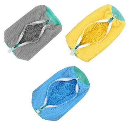 Мішок для прання взуття 39х19см, Синій / Захисний чохол для прання кросівок / Сумка-мішок для прання