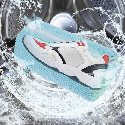 Мішок для прання взуття 39х19см, Синій / Захисний чохол для прання кросівок / Сумка-мішок для прання