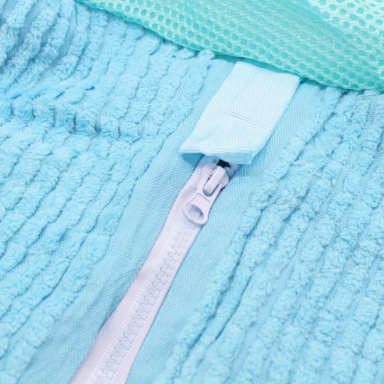 Мішок для прання взуття 39х19см, Синій / Захисний чохол для прання кросівок / Сумка-мішок для прання