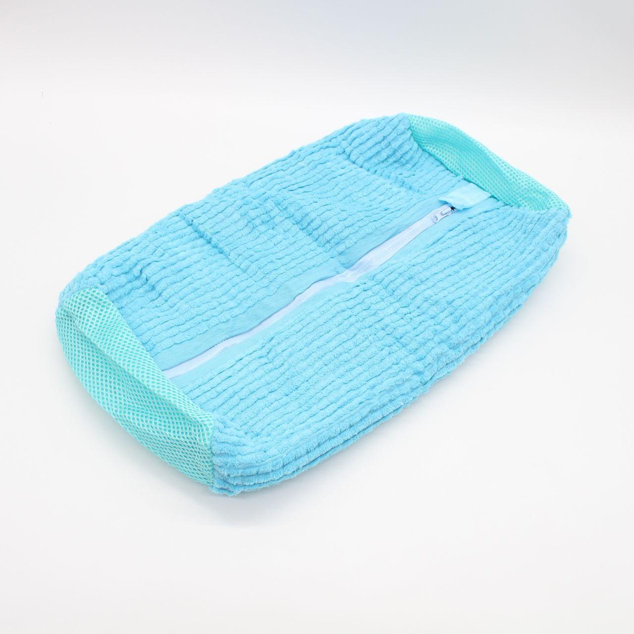 Мішок для прання взуття 39х19см, Синій / Захисний чохол для прання кросівок / Сумка-мішок для прання