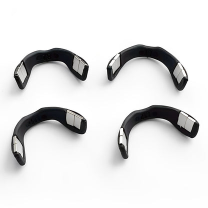 Магнітний розширювач для носа, 30 штук, Чорний / Магнітні смужки для покращення дихання / Антихрап для носа