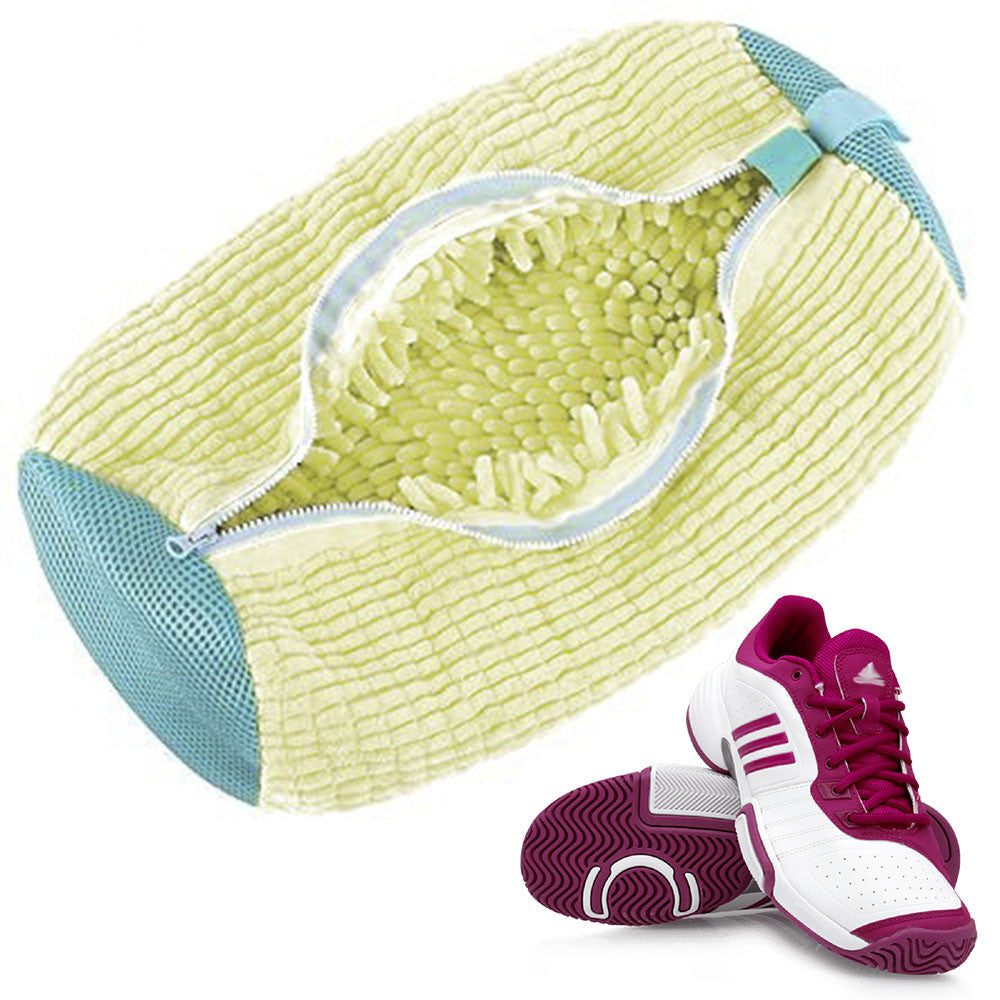 Мішок для прання взуття 39х19см, Бежевий / Захисний чохол для прання кросівок / Сумка-мішок для прання