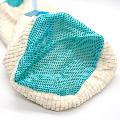 Мішок для прання взуття 39х19см, Бежевий / Захисний чохол для прання кросівок / Сумка-мішок для прання