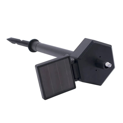 Садовий світильник на сонячній батареї 41см, Сова, Білий / Газонний ліхтар / Вуличний ліхтар для саду