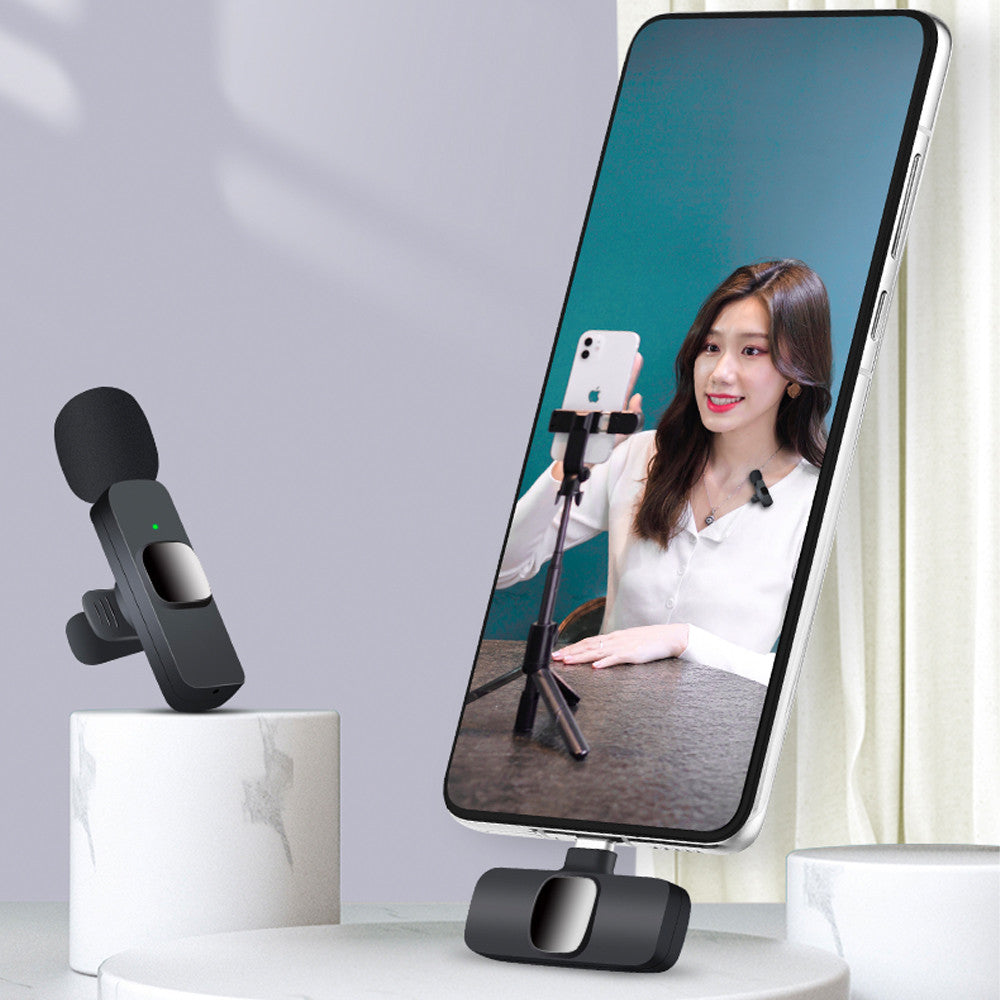 Мікрофон петличний бездротовий K8 для смартфона з Type-C / Мікрофон петличка на одяг / Мікрофон з прищіпкою