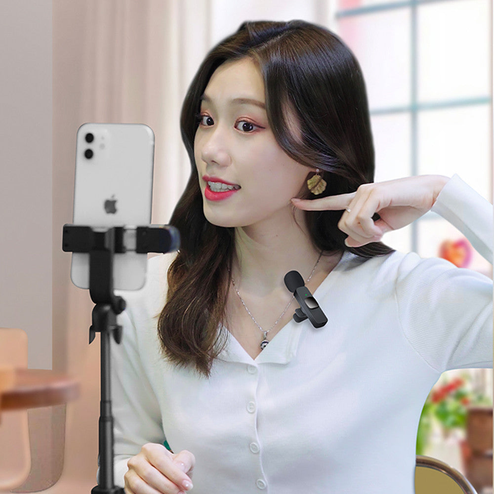 Мікрофон петличний бездротовий K8 для смартфона з Type-C / Мікрофон петличка на одяг / Мікрофон з прищіпкою
