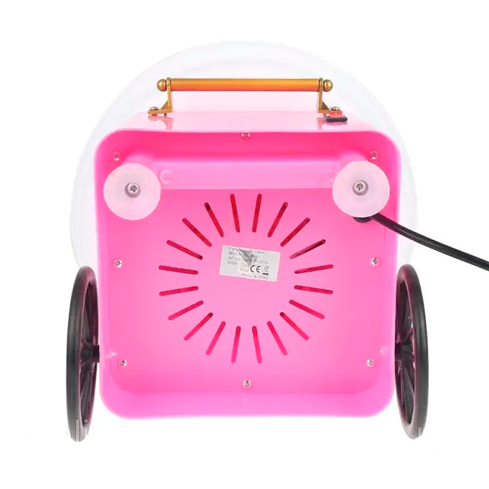 Апарат для солодкої вати в домашніх умовах NJ-228, Рожевий / Пристрій для приготування солодкої вати