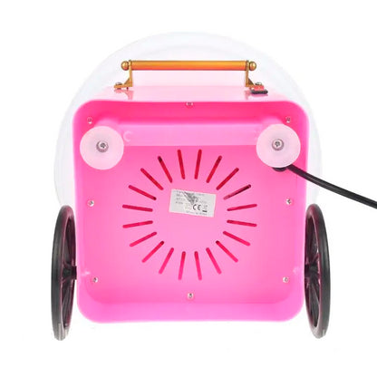 Апарат для солодкої вати в домашніх умовах NJ-228, Рожевий / Пристрій для приготування солодкої вати