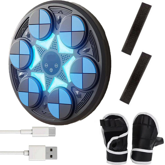 Тренувальний боксерський тренажер з музикою і підсвічуванням, LY-737 / Тренажер для боксу / Боксерська мішень