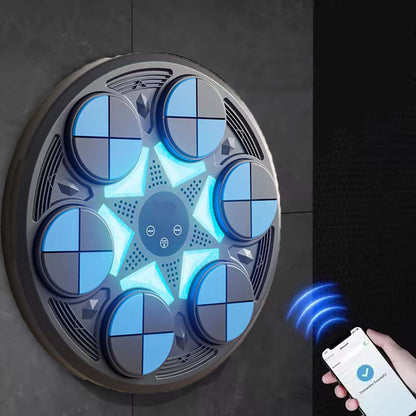 Тренувальний боксерський тренажер з музикою і підсвічуванням, LY-737 / Тренажер для боксу / Боксерська мішень