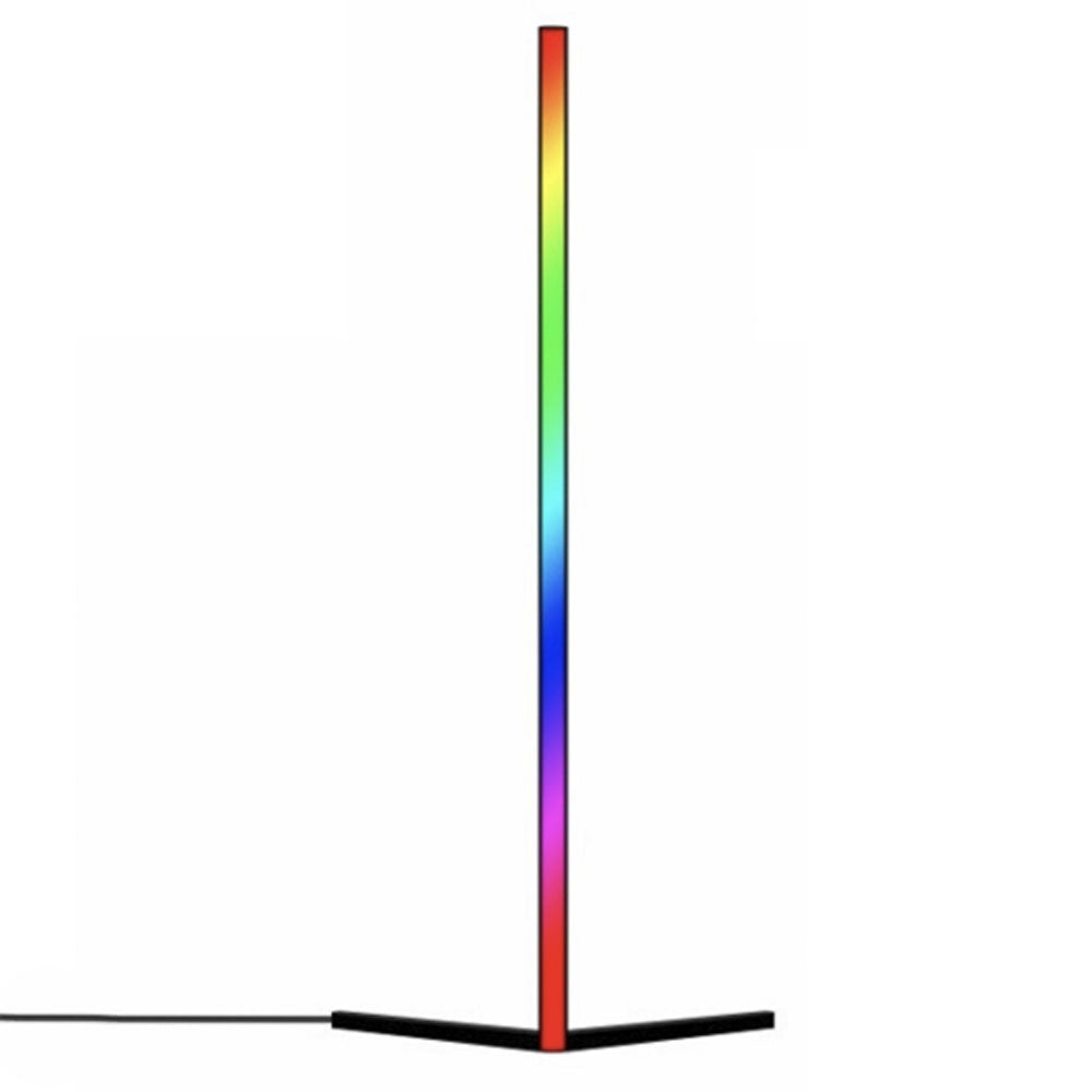 Лампа RGB для підсвічування фону 18Вт, 135см / Кутовий LED торшер / Підлогова лампа / Світильник підлоговий