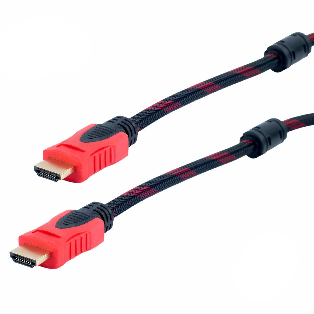 Кабель HDMI-HDMI 3м, з посиленою обмоткою та фільтрами / Посилений шнур hdmi / HDMI кабель для телевізора