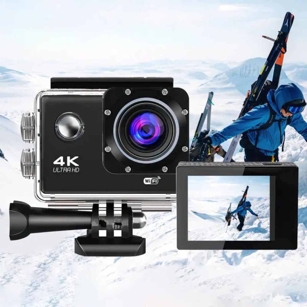 Водонепроникна екшн-камера WIFI, 4K, 16MP, DVR Sport S2 / Спортивний вай-фай камера для екстримальних відео