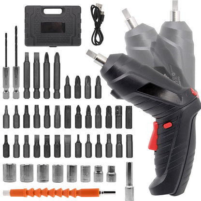 Акумуляторний шуруповерт 48в1 у валізі, з USB / Набір інструментів викрутка з насадками та біти