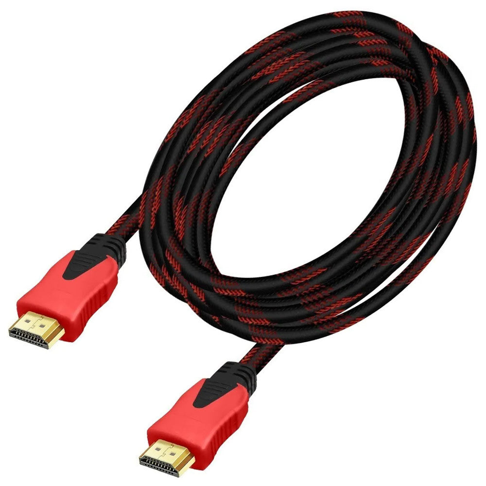 Кабель HDMI-HDMI 3м, з посиленою обмоткою та фільтрами / Посилений шнур hdmi / HDMI кабель для телевізора