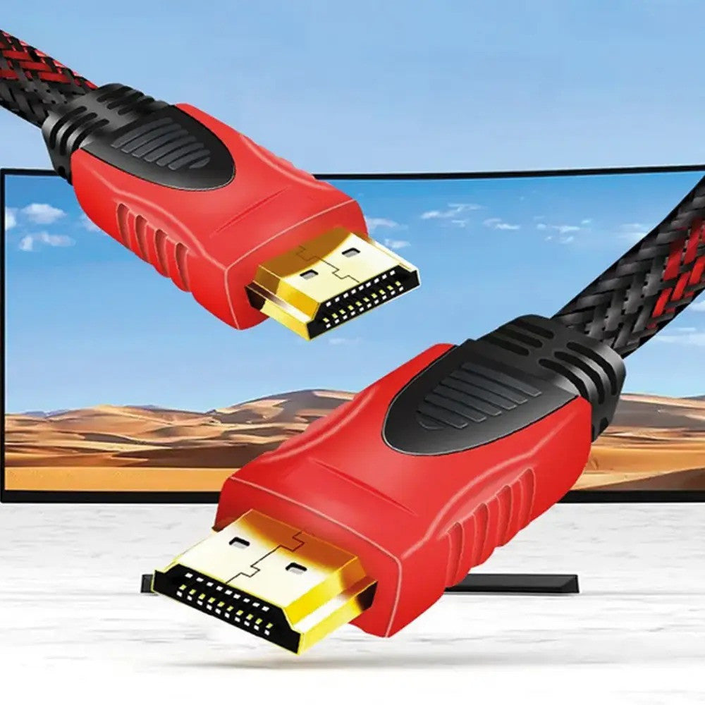 Кабель HDMI-HDMI 3м, з посиленою обмоткою та фільтрами / Посилений шнур hdmi / HDMI кабель для телевізора